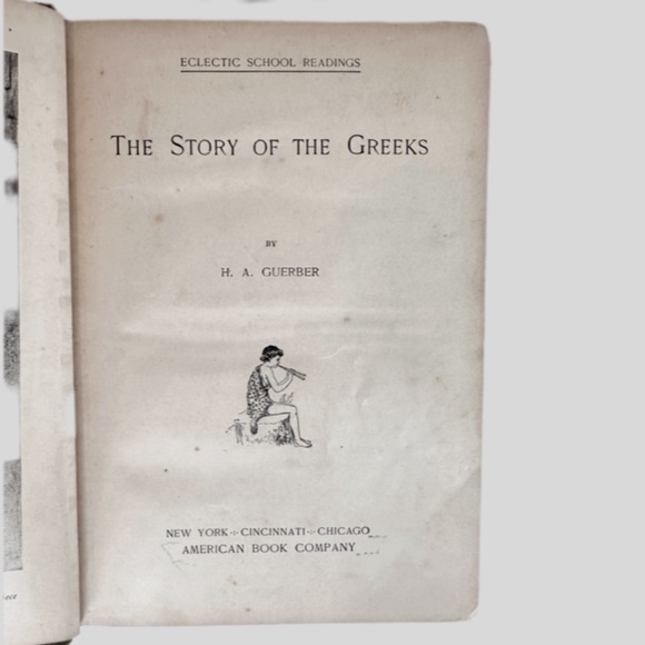 THE STORY OF THE GREEKS by H. A. Guerber
1896 First Edition Hardback - Picture 6 of 10